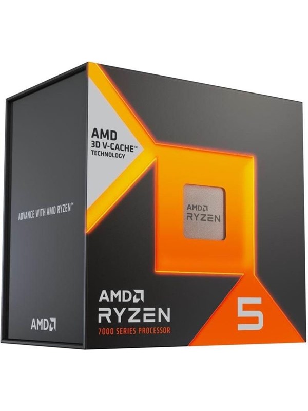 AMD Ryzen 5 7500X3D CPU - 6 ydintä - 4 GHz - AMD AM5 - AMD Boxed (ilman jäähdytintä)