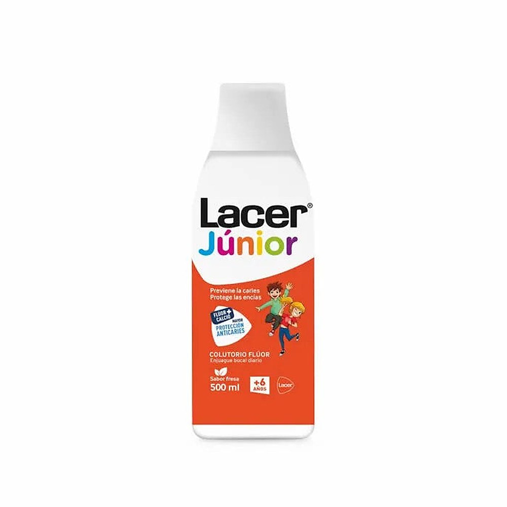 Lacer Fluori Daily Mouthwash Strawberry 500ml