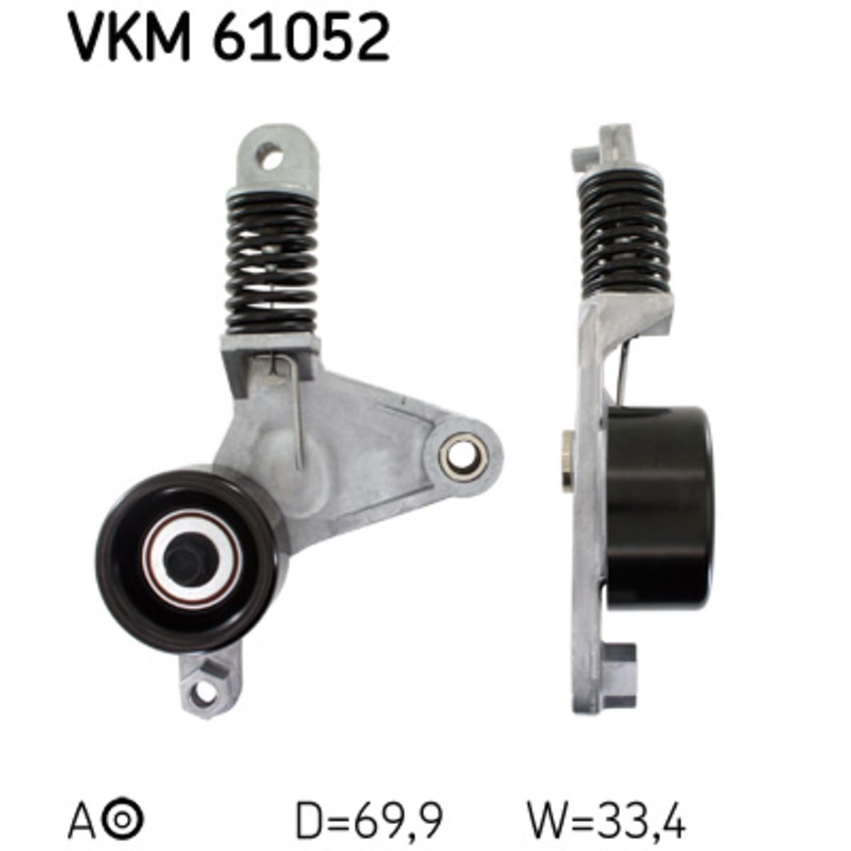 Kiristysrulla, moniurahihna SKF VKM 61052