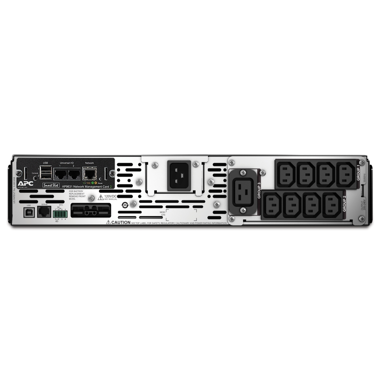 Apc Smart-ups X 2200va Ups-virtalähde Linjainteraktiivinen 2,2 Kva 1980 W 9 Ac-pistorasia(a)