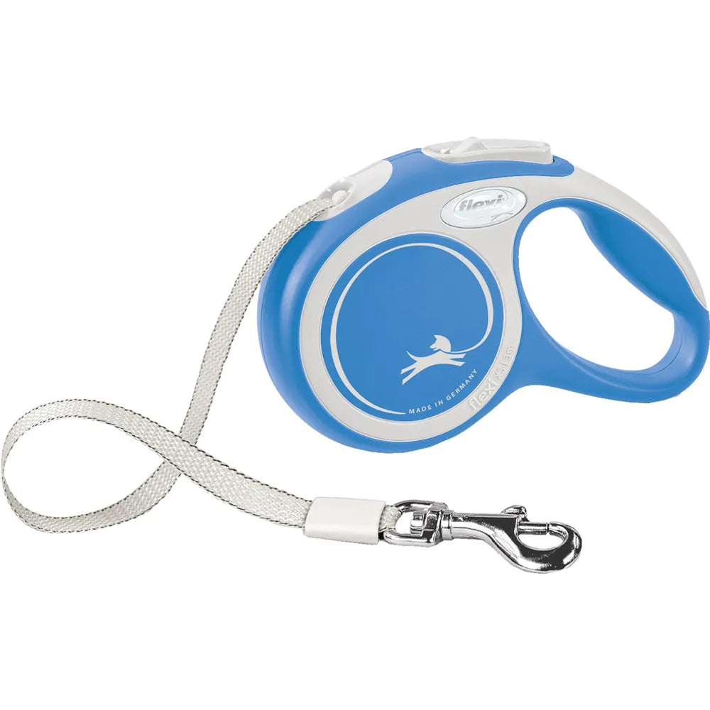 Flexi New Comfort Tape XS, 3 m / max. 12 kg, Sininen