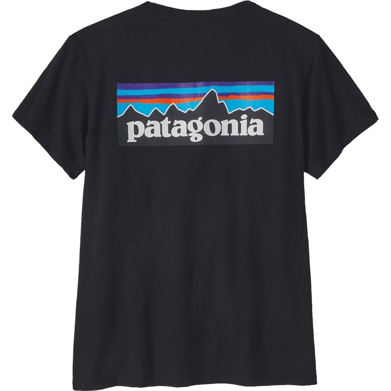 Patagonia W's P-6 Logo Responsibili-Tee Black - XXL