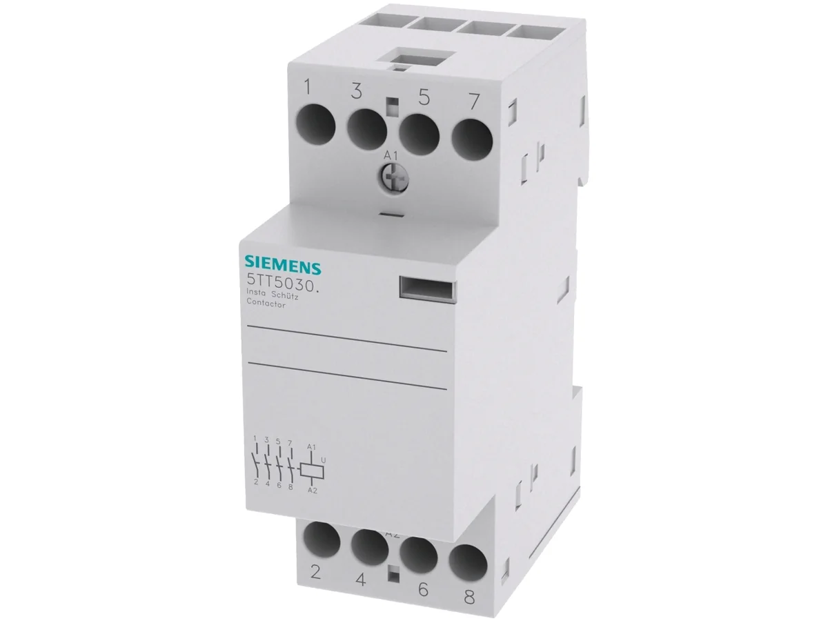 Siemens Siemens Siemens Dig.Industr. Installationsbeskyttelse 4 x sluttekontakt 24 A 1 stk