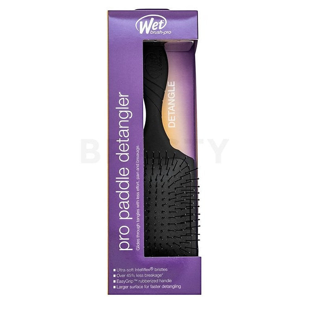 Wet Brush Pro Paddle Detangling suuri hiusharja musta | Czarny