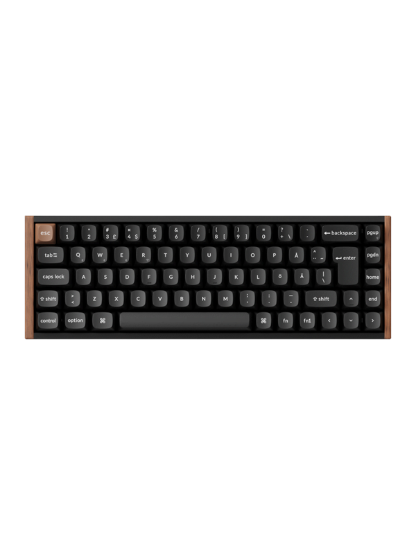 Keychron K6 HE SE Wireless Tri-Mode - Pelinäppäimistö - Pohjoismainen - Musta