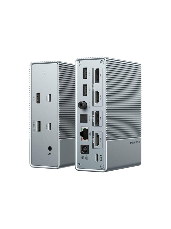 Targus Aja GEN2 - telakointiasema - USB-C - 2 x HDMI 2 x DP - GigE