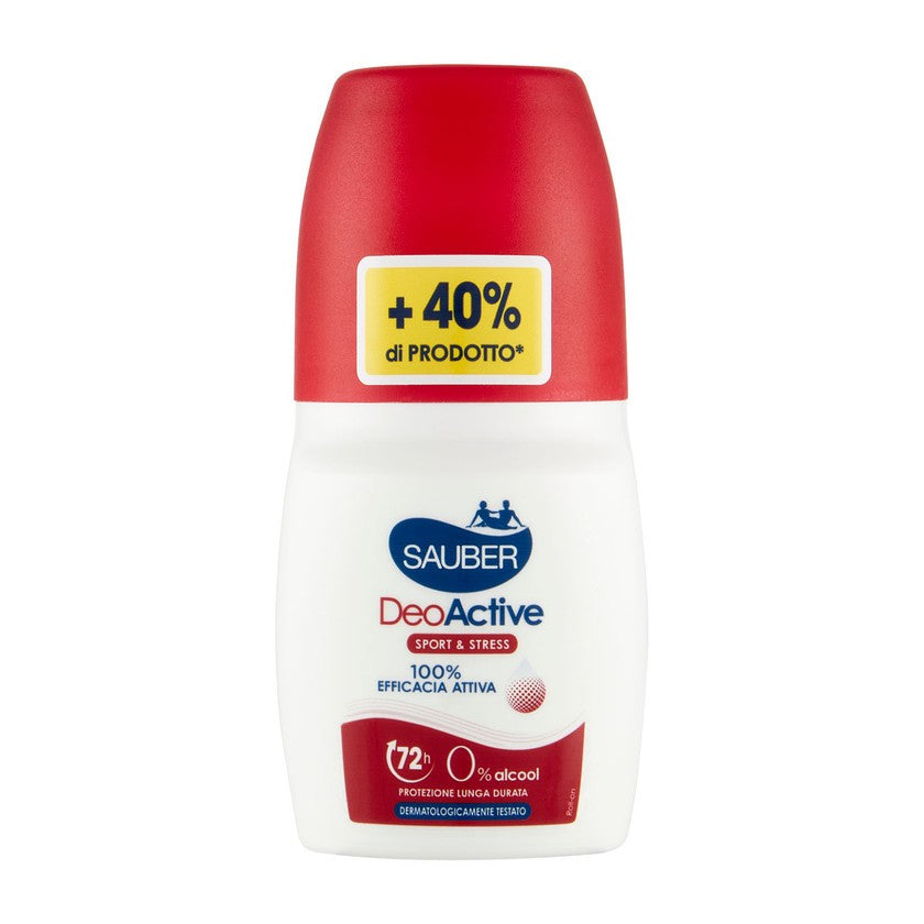 Sauber Deodorantti Active Sport & Stress Roll-On 70 ml