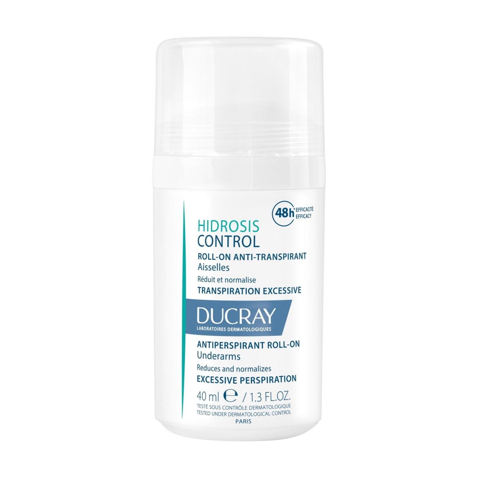 Ducray Hidrosis Control Antitraspirante Roll-On 40 ml — Antitraspirante