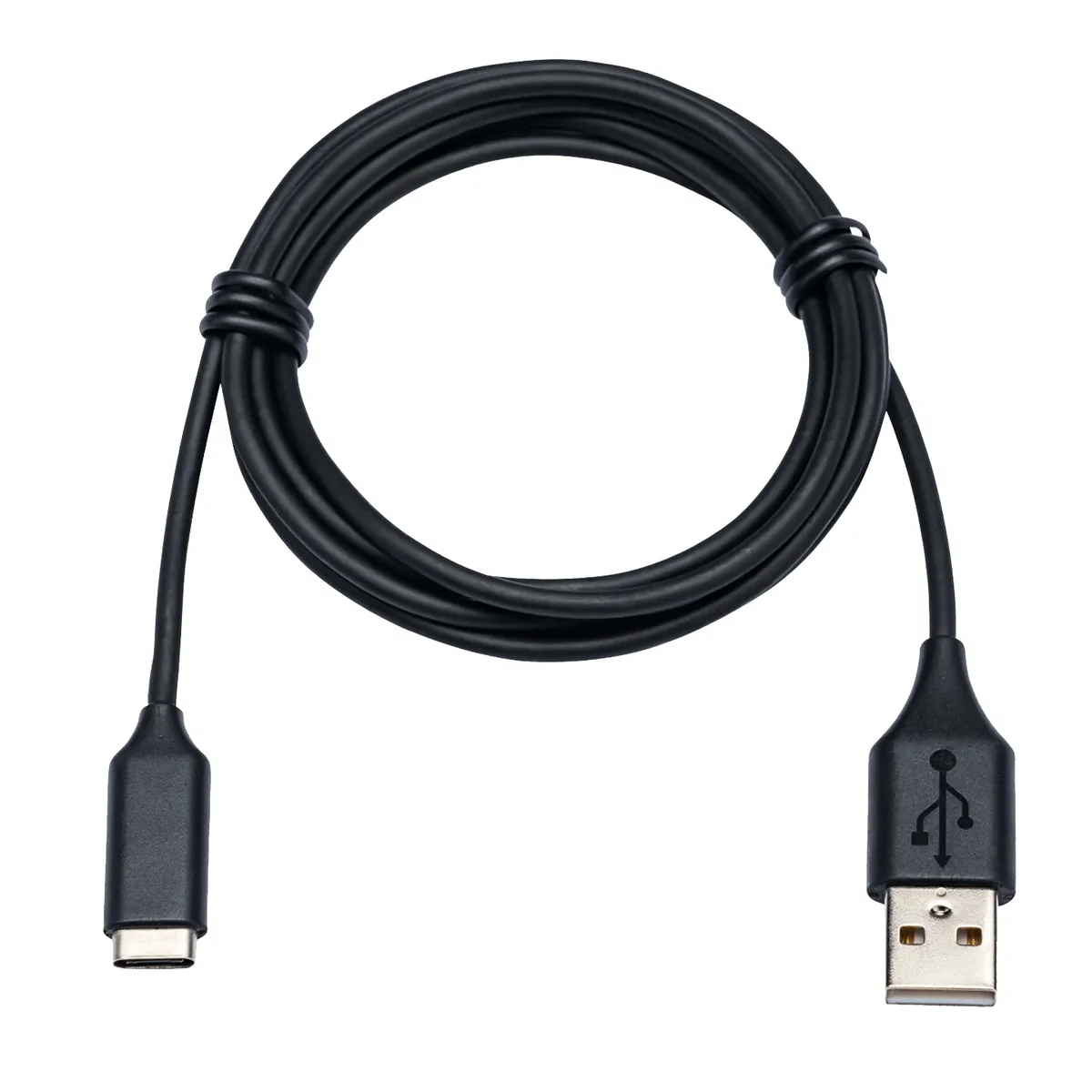 Jabra Link USB-C – USB-A -sovitinkaapeli, 1,2 m, musta