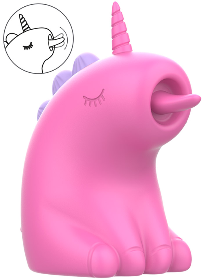 Pinkie Stimulator Unicorn Fucsia Klitoris stimulaattori