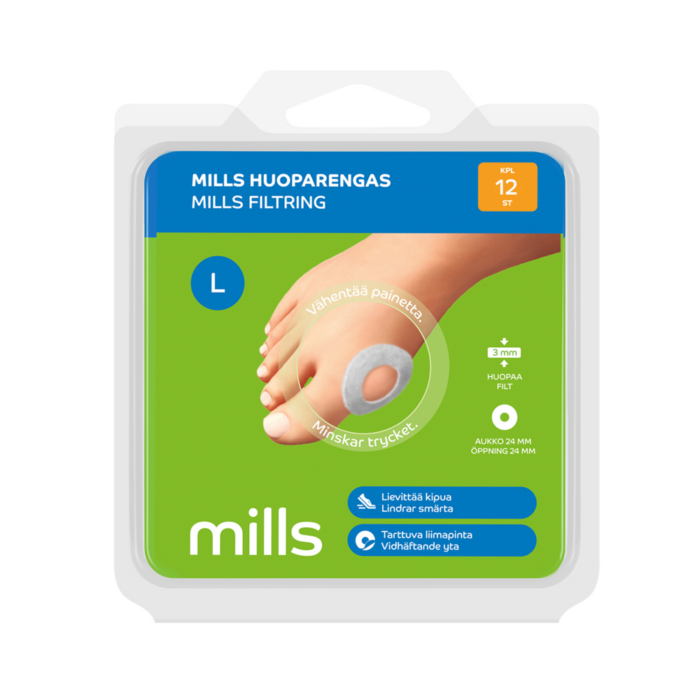 Mills huoparengas l 8 kpl