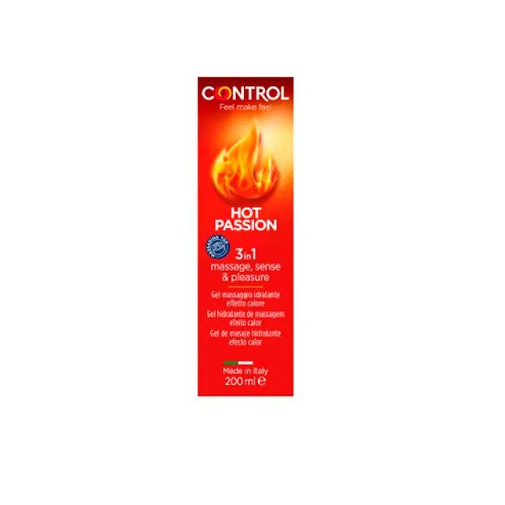 Control Gel 3 in 1 Hot Passion 200ml — Monitoiminen hierontageeli