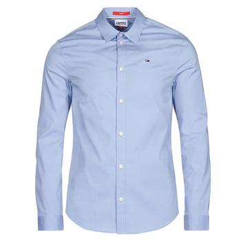 Tommy Jeans Paita vaaleansininen / verenpunainen / valkoinen