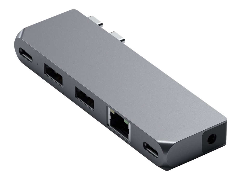 Satechi Pro Hub Mini Telakointi Usb 3.2 Gen 1 (3.1 Gen 1) Type-c Harmaa Usb-c 3.2 Gen 1 (3.1 Gen 1)