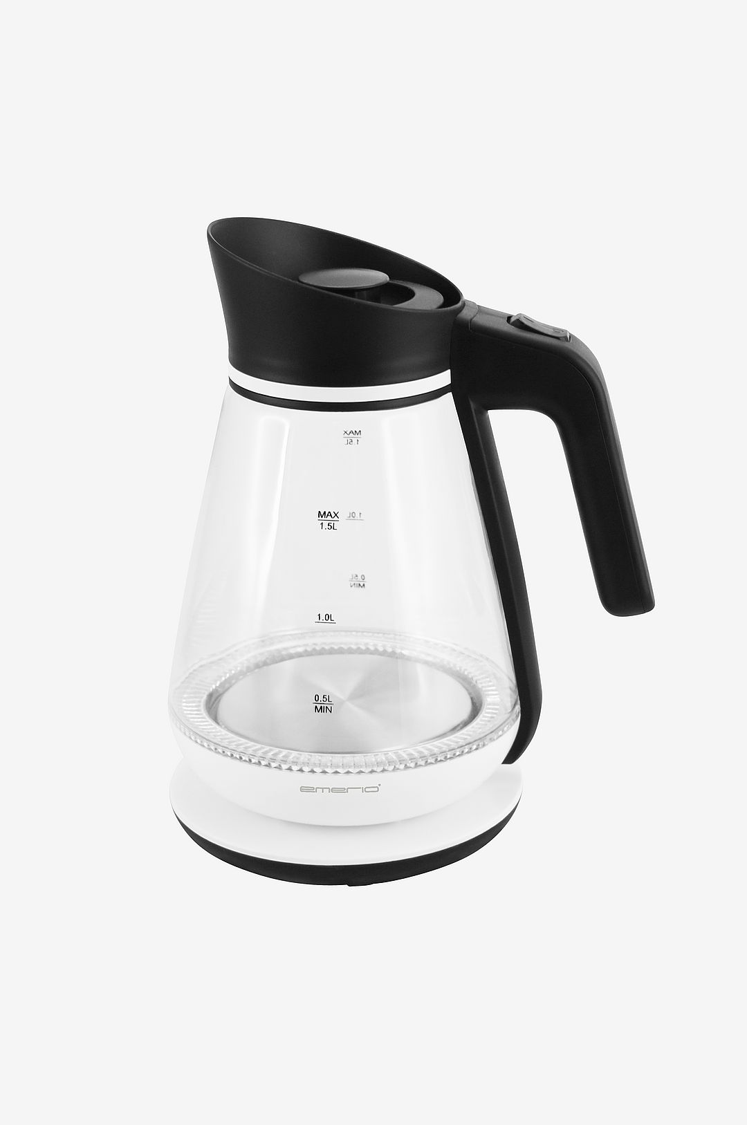 Emerio Vattenkokare 1,5L Glas Karaff (WK-111898)