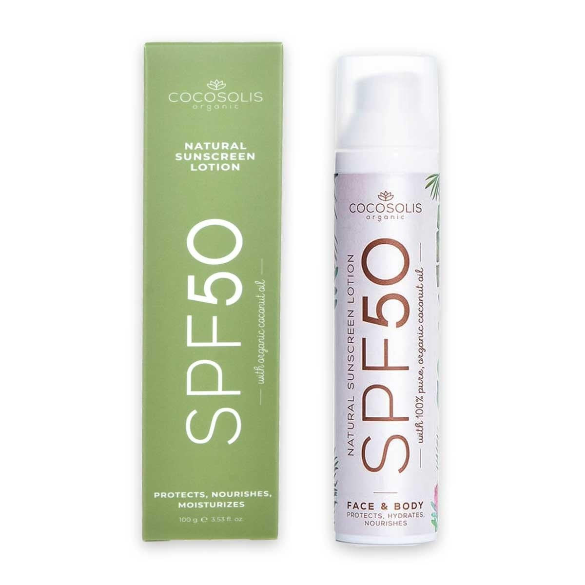 Cocosolis Natural Sun Lotion Spf50 100ml