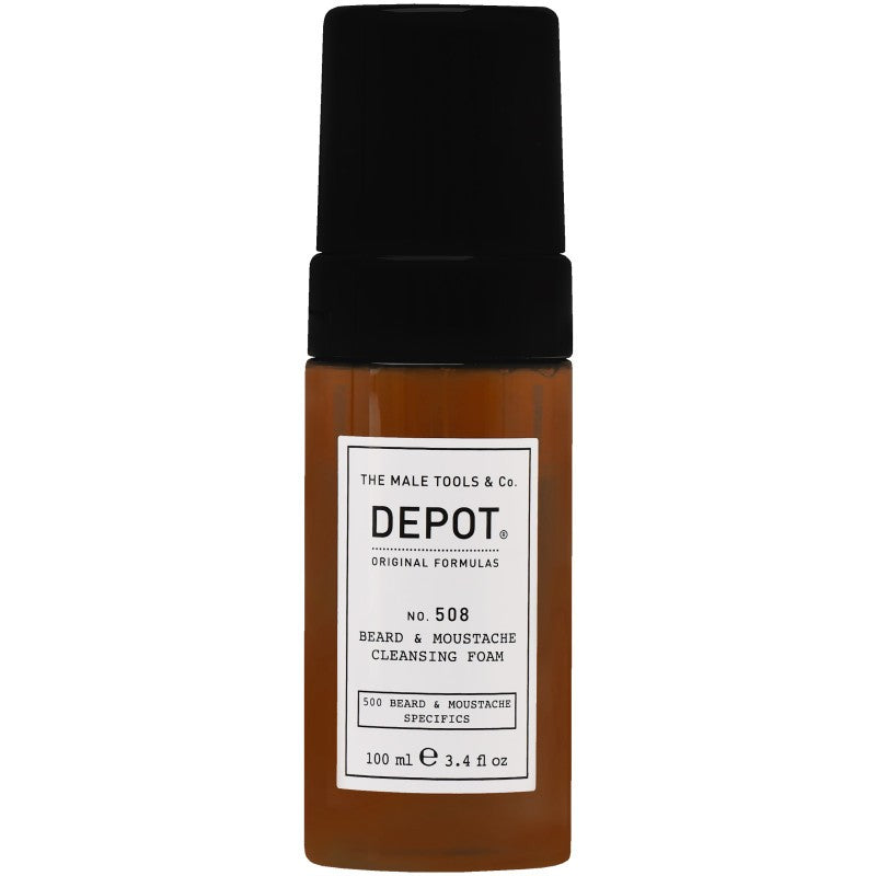 Depot, 500 parran ja viiksien tekniset tiedot n. 508, parranpuhdistusvaahto, 100 ml