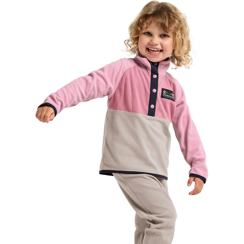 Didriksons Monte Kids Half Bu 5 Heather Pink - 100