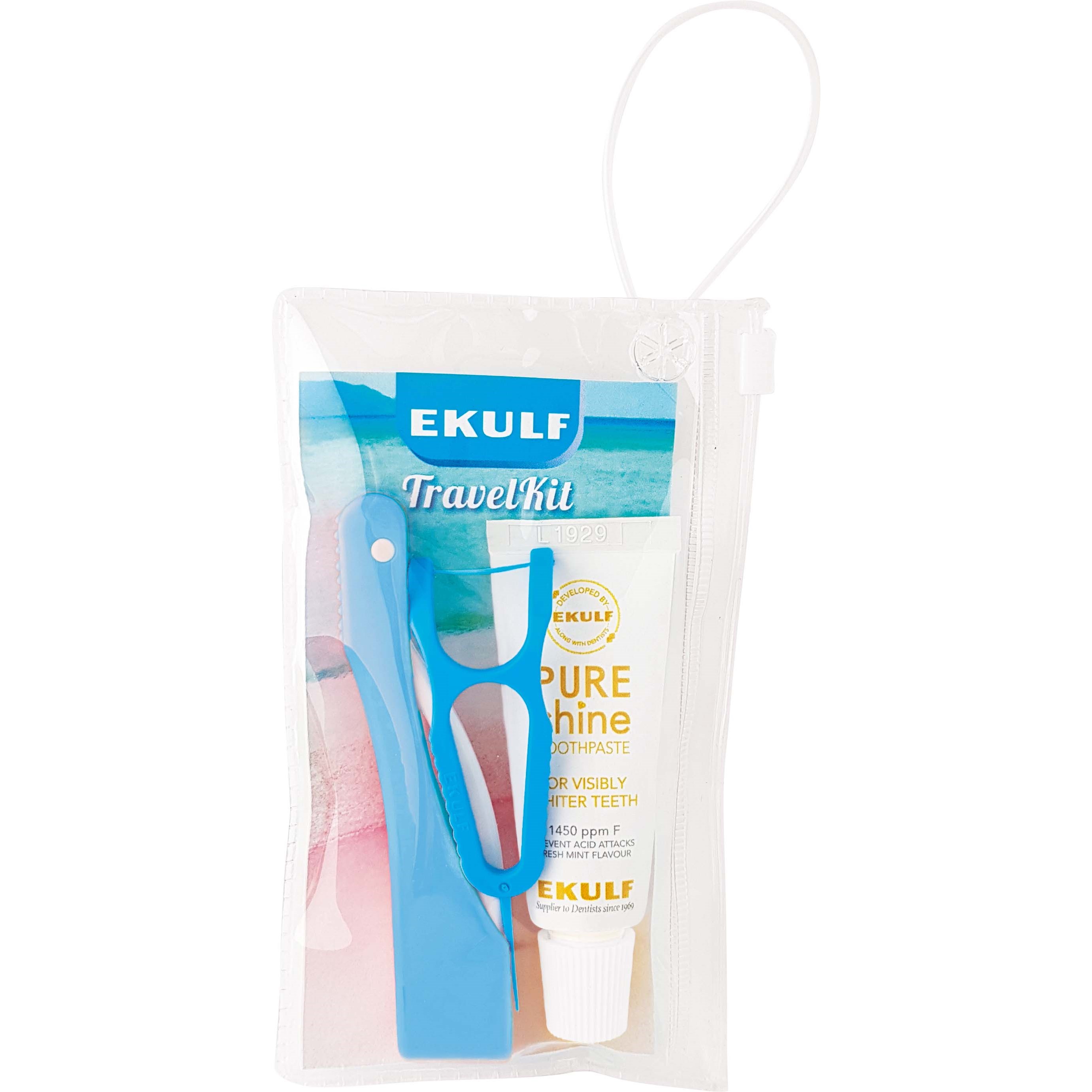 Ekulf Travelkit, Harja, Lankain Ja Tahna 1 kpl + 1 kpl + 12 ml