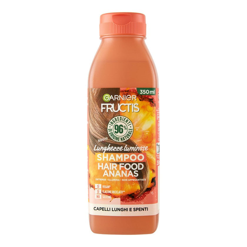 Garnier Fructis Ananas Hair Food shampoo pitkille hiuksille 350 ml