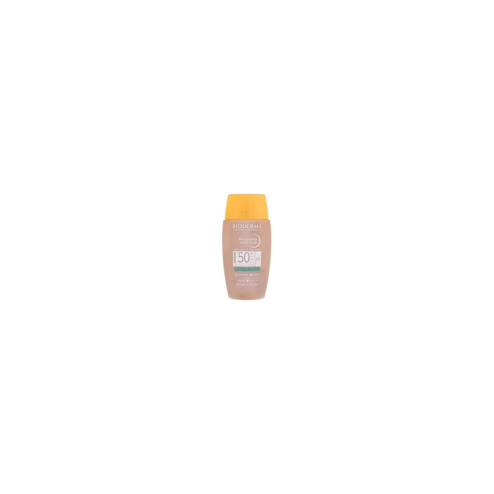 Bioderma Photoderm Touch Mineral SPF50+ - Vedenpitävä ja sävyttävä aurinkovoide 40 ml Erittäin kevyt