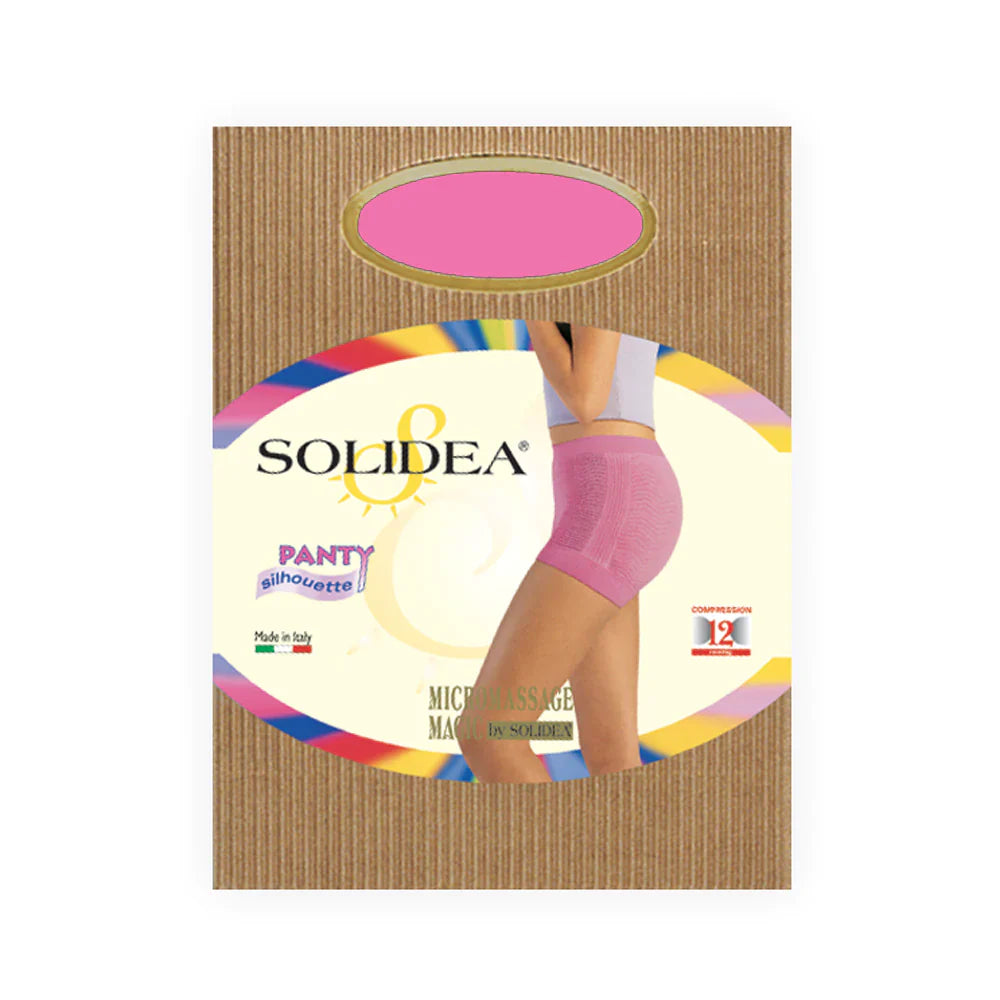 Solidea Panty Silhouette -muotoilevat shortsit, kompressio 12 mmHg, Noisette 4L