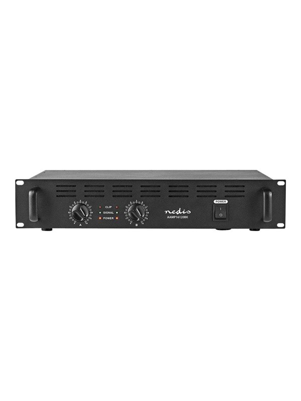 Nedis AAMP16120BK - power amplifier - Tehon vahvistin - Musta