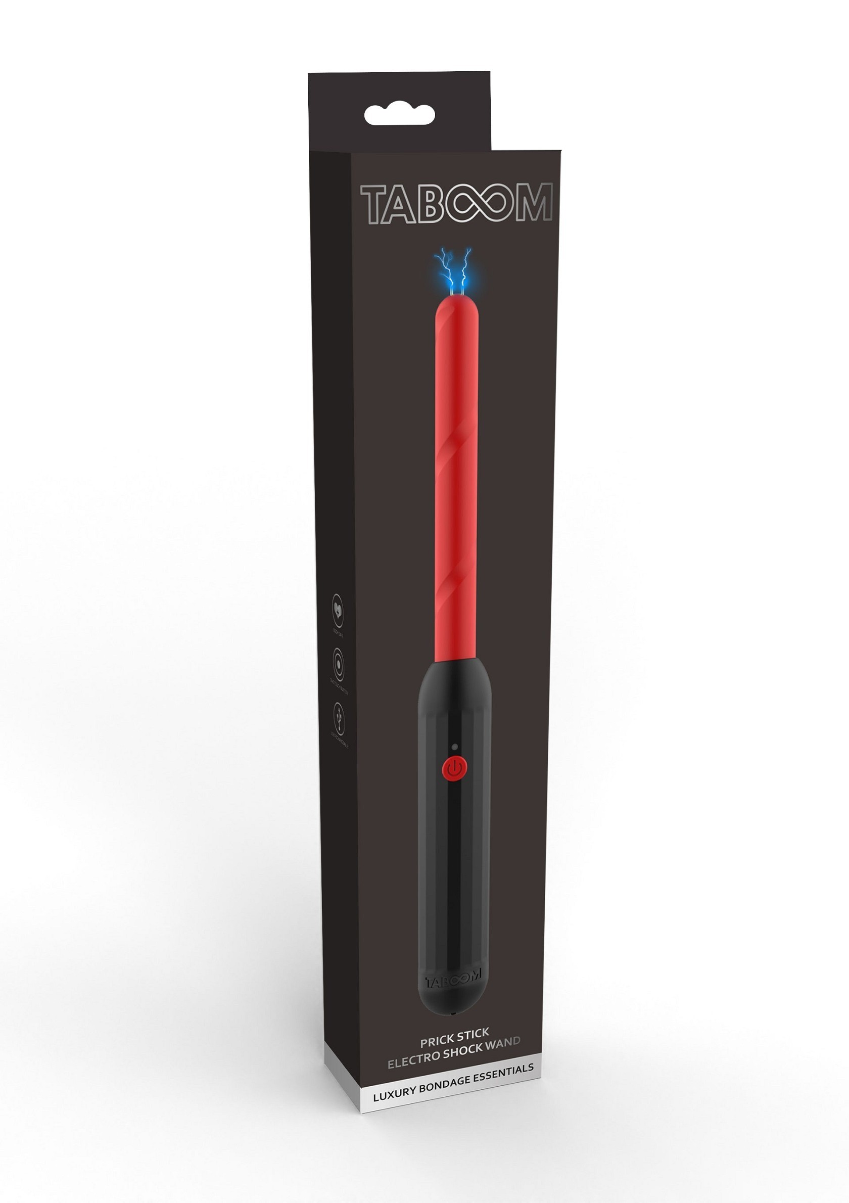 Taboom Prick Stick Electro Shock Wand - Jännitystä ja Hallintaa BDSM-leikkeihin
