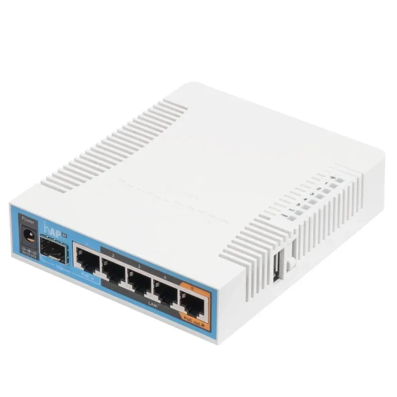 MikroTik hAP ac (RB962UIGS-5HACT2HNT) - Wi-Fi-reititin, valkoinen
