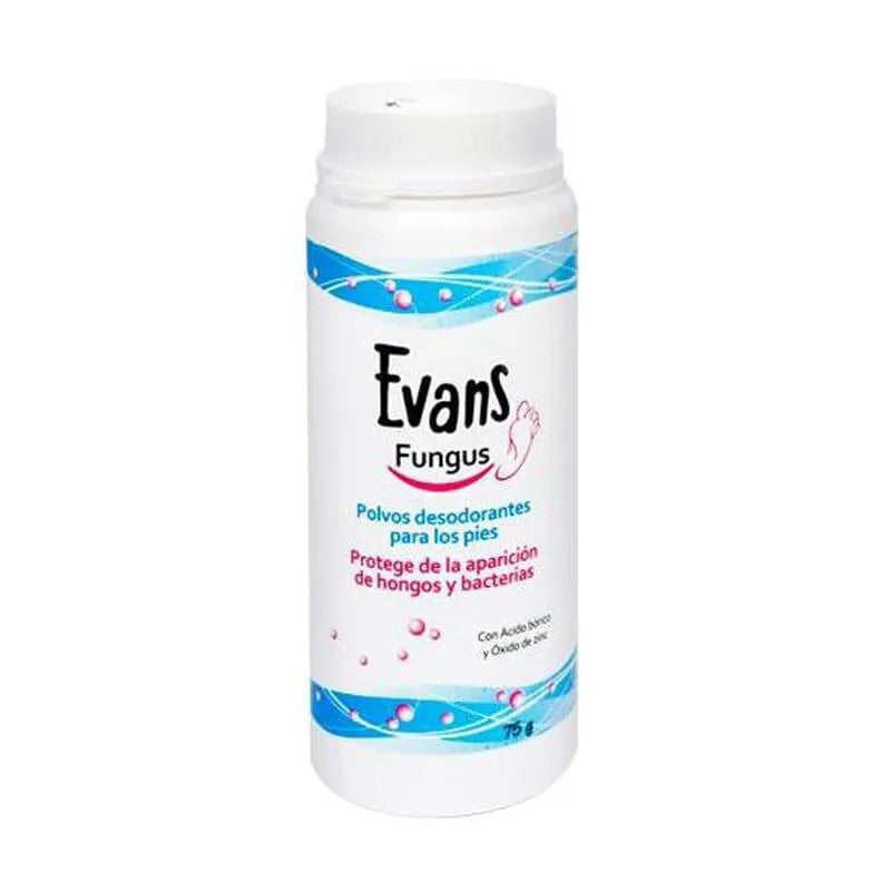Evans Fungus antifungaaliset deodoranttijauheet jaloille 75g