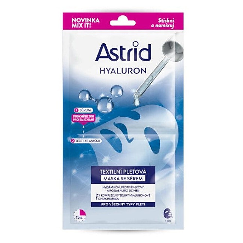 Astrid Maschera Viso In Tessuto Hyaluron 1 Pezzi — Maschera Viso