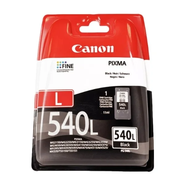 Canon PG-540 L, musta mustekasetti