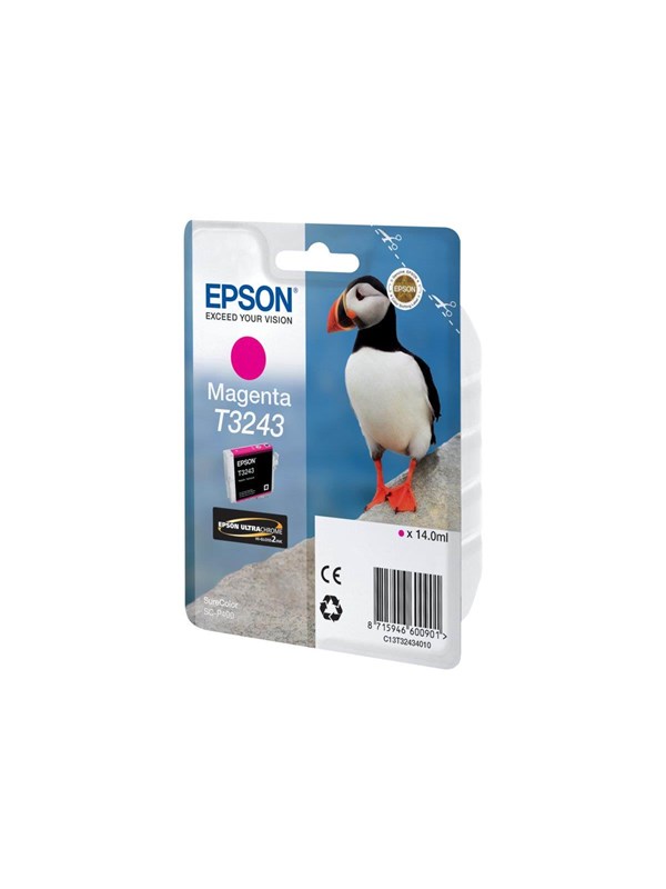 Epson UltraChrome T3243-mustekasetti, 14 ml, magenta