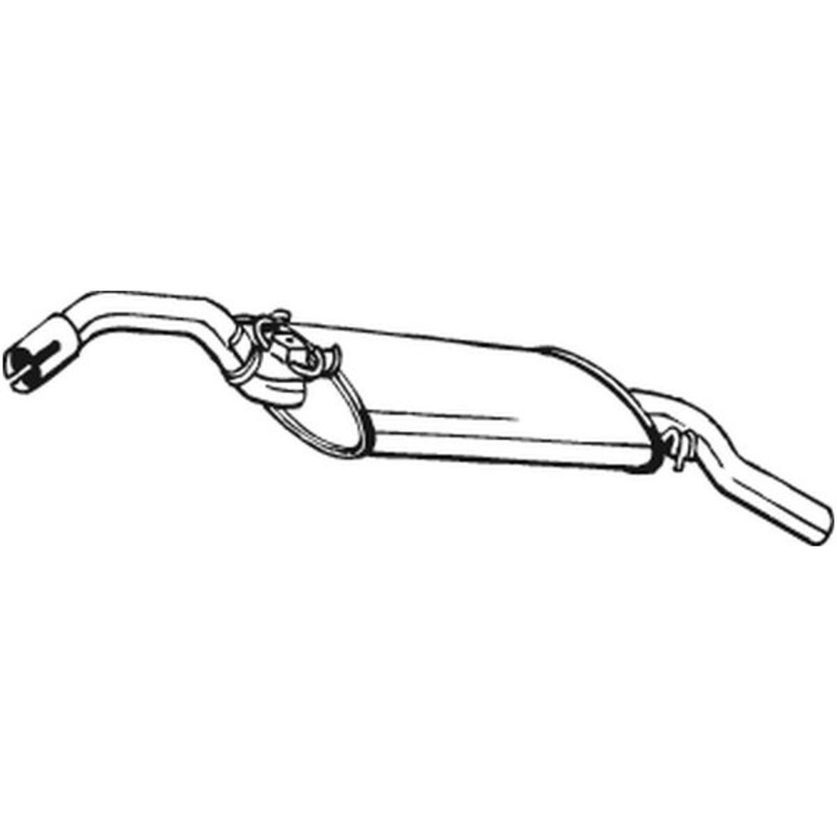 Takaäänenvaimentaja BOSAL 233-563