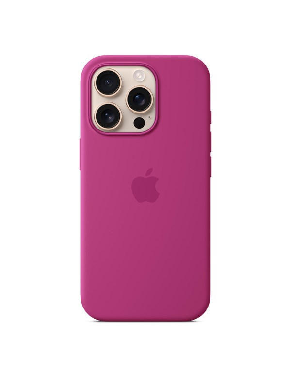 Apple Silicone Case Magsafe Iphone 16 Pro Fuksianpunainen