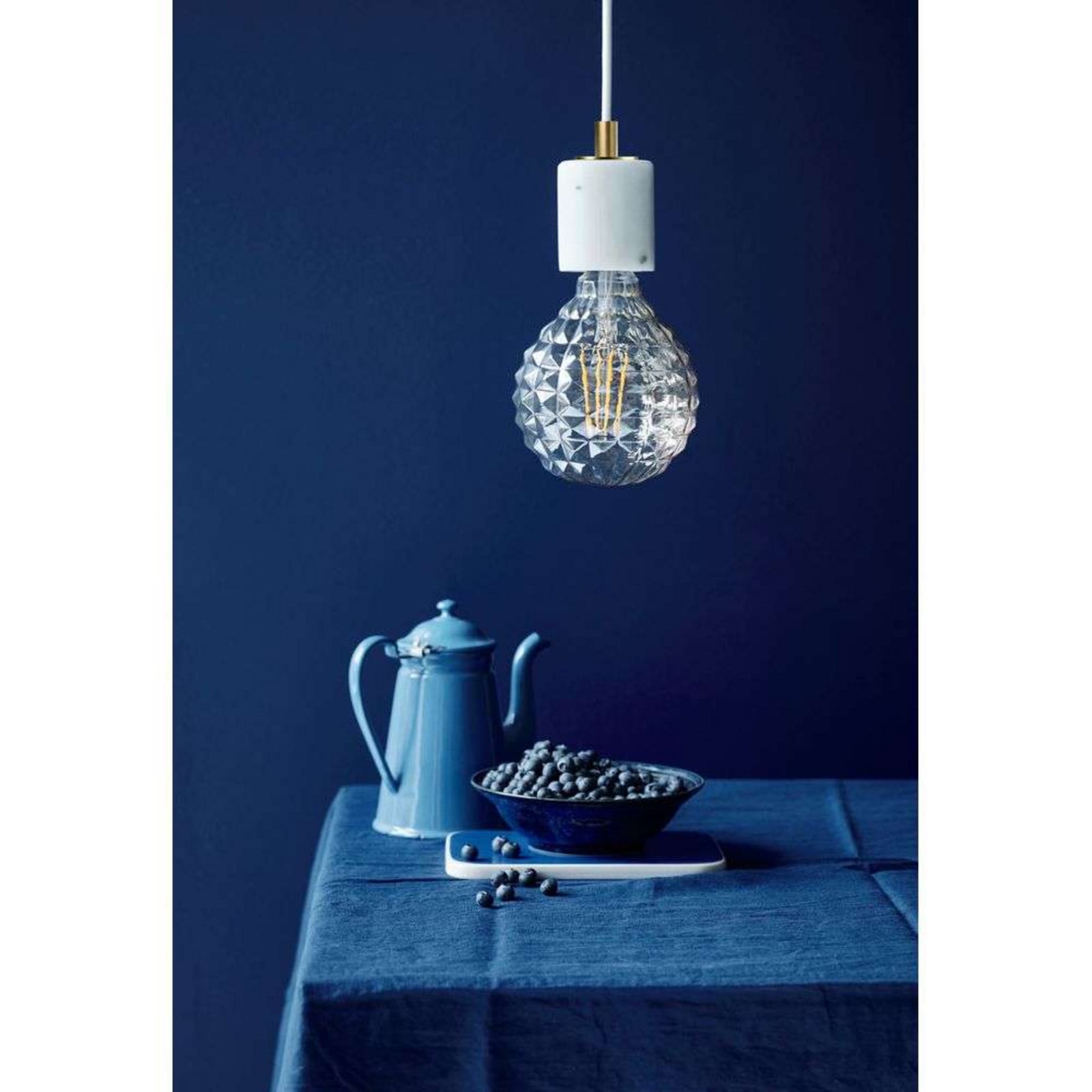 Siv Riippuvalaisin Marble/White - Nordlux - Olohuone - Marmori