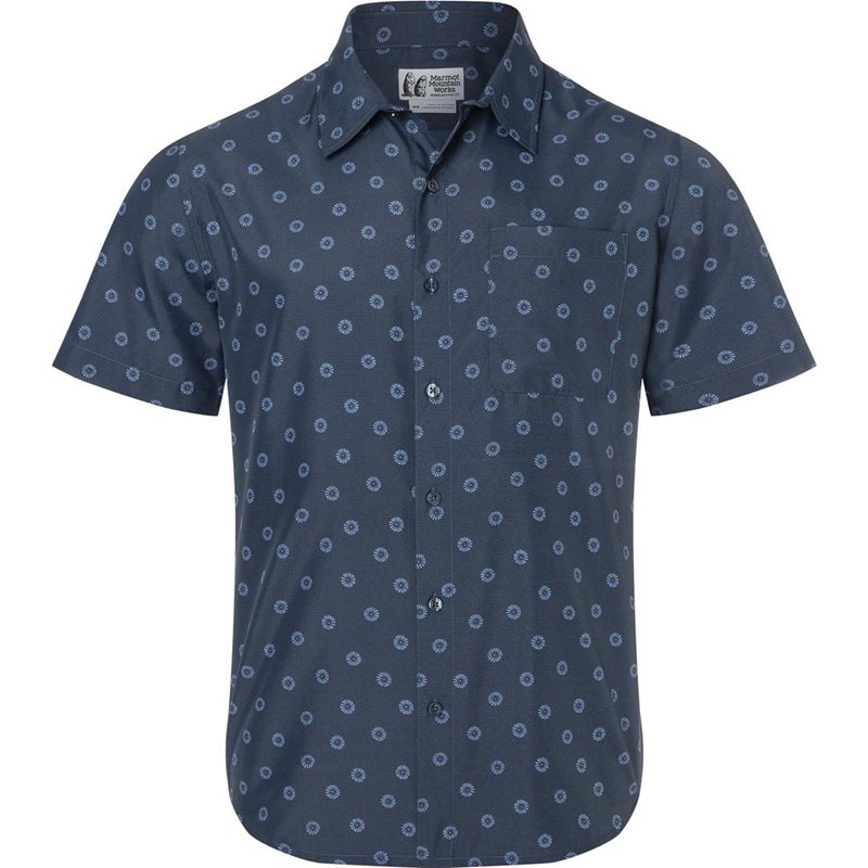 Marmot AirExchange UPF 40 Novelty SS Shirt Thunderhead Daybreak - S