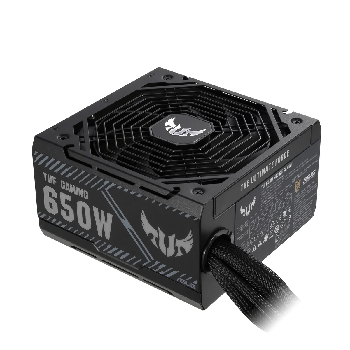 ASUS TUF GAMING 650B Virtalähde - 650 Watt - 135 mm - ATX - 80 Plus Pronssi sertifioitu