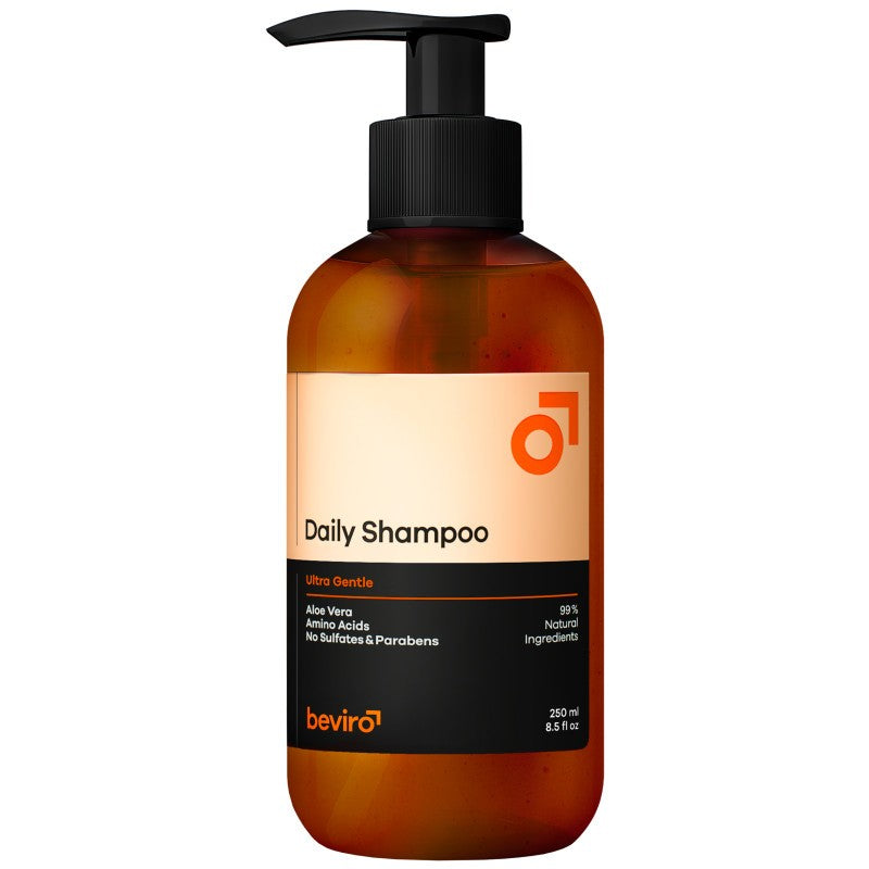 Beviro Luonnollinen ja Erittäin Hellävarainen Päivittäinen Shampoo 250 ml