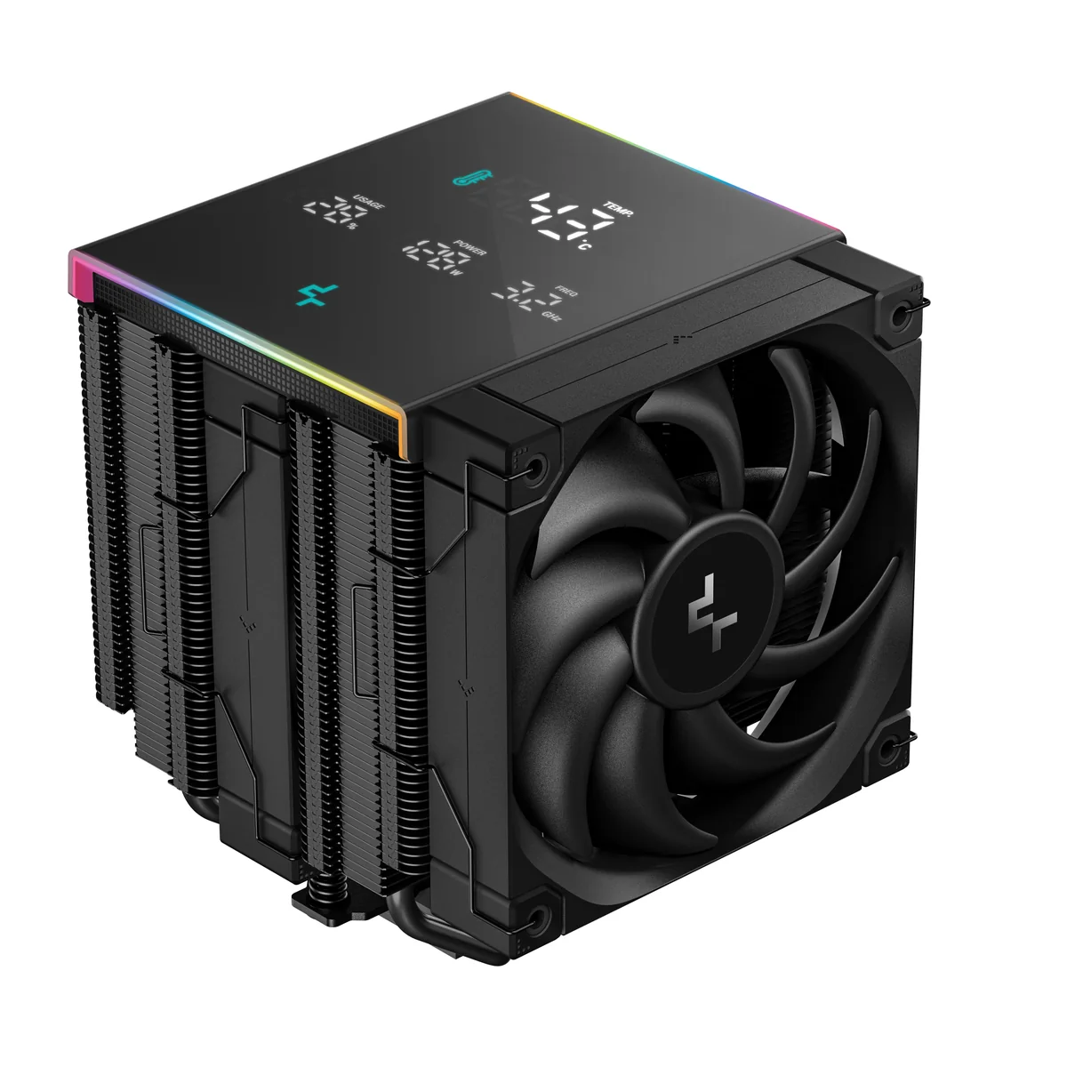 DeepCool AK620 DIGITAL PRO - Black - CPU-ilmajäähdytin - 50 dBA tai enempi