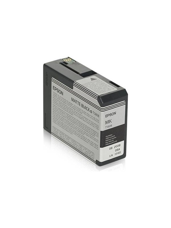Epson T5808 Ink Matte Black - Pro 3800