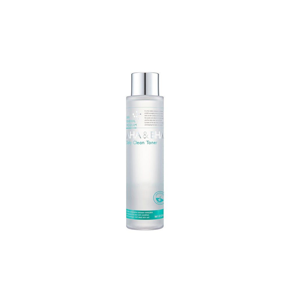 Mizon Kuoriva kasvovesi AHA- ja BHA-hapoilla sekä entsyymeillä (päivittäin) Clean Väriaine) 150 ml