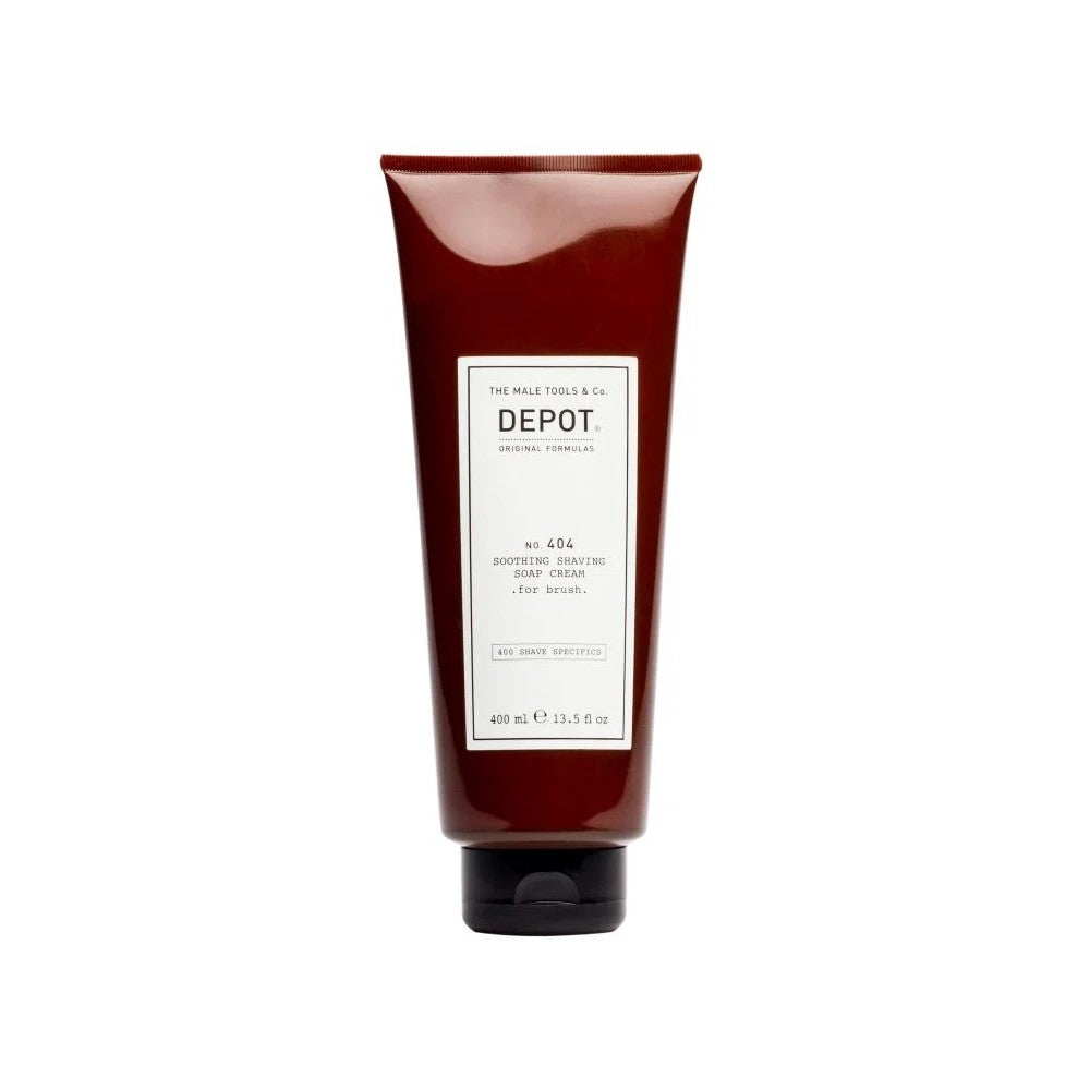 Depot, 400 Parranajotiedot nro 404, Allantoiinia sisältävä, rauhoittava partavaahto, 400 ml