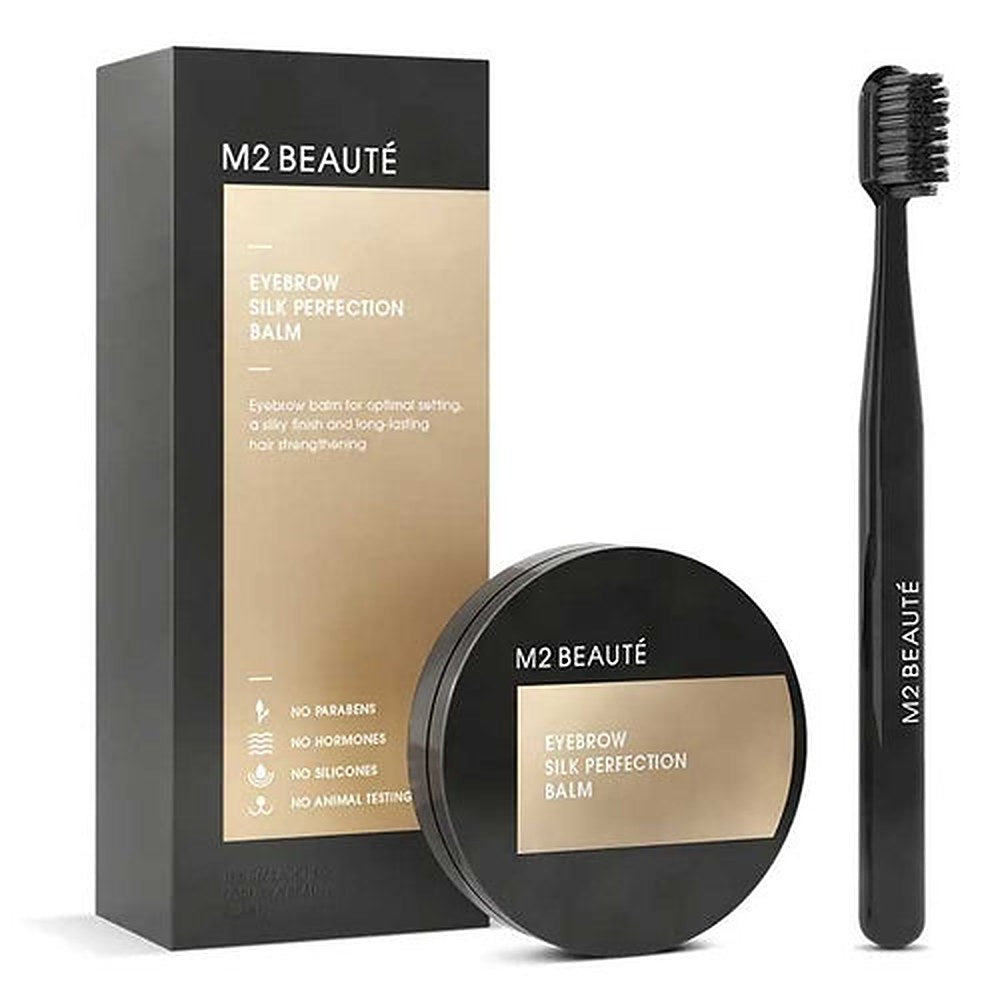 M2 Beauté Silk Perfection Nourishing Eye Brow Balm with Brush 5 ml
