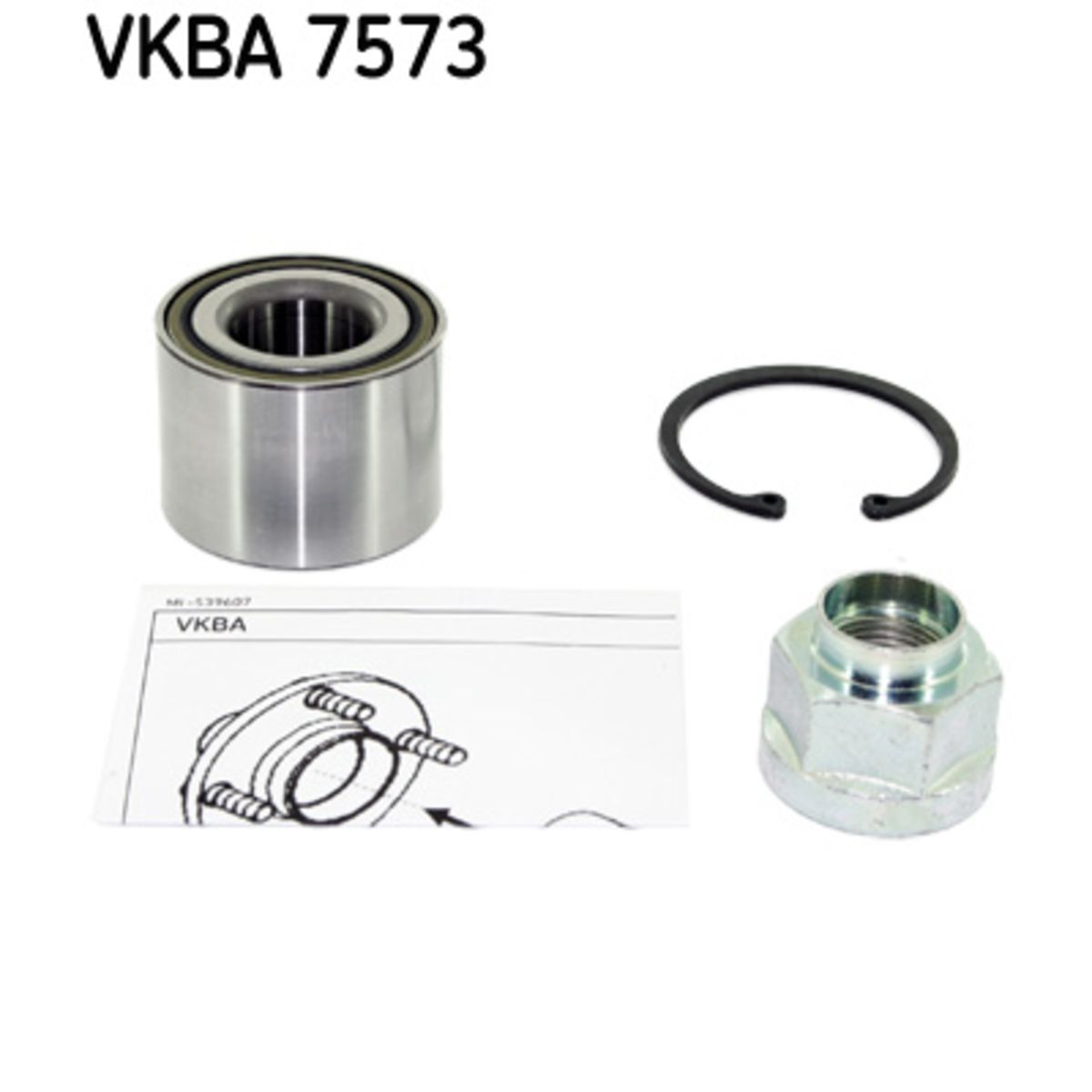 Pyöränlaakerisarja SKF VKBA 7573