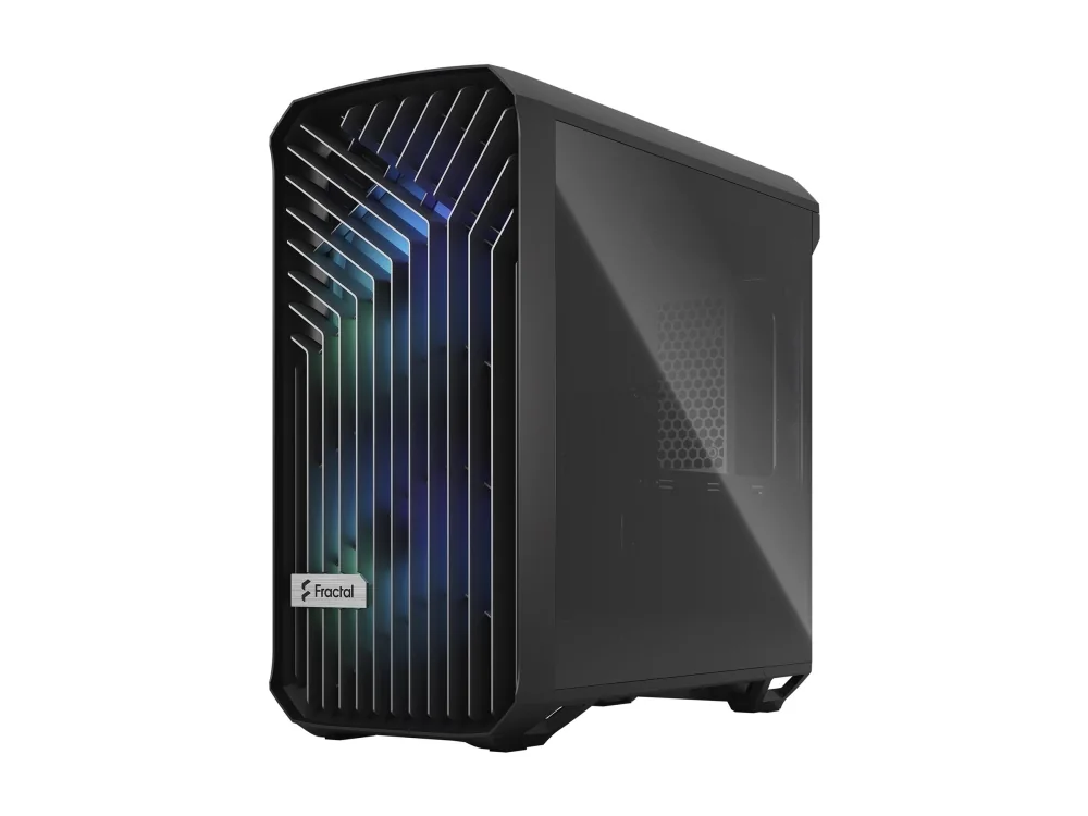 Fractal Design Torrent Compact, Tower, PC, Musta, ATX, EATX, mikro ATX, Mini-ITX, SSI CEB, Karkaistu lasi, Pelaaminen