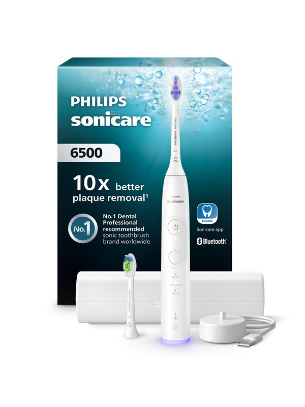 Philips Sonicare Valkoinen sähköhammasharja sarja 6500 HX7410/02 HX7410/02