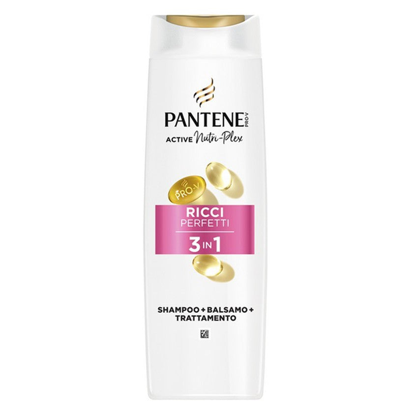 Pantene Pro-V Shampoo 3In1 Täydelliset Kiharat Muotoilee Kiharat Karheat Ja Kapinalliset 250 ml