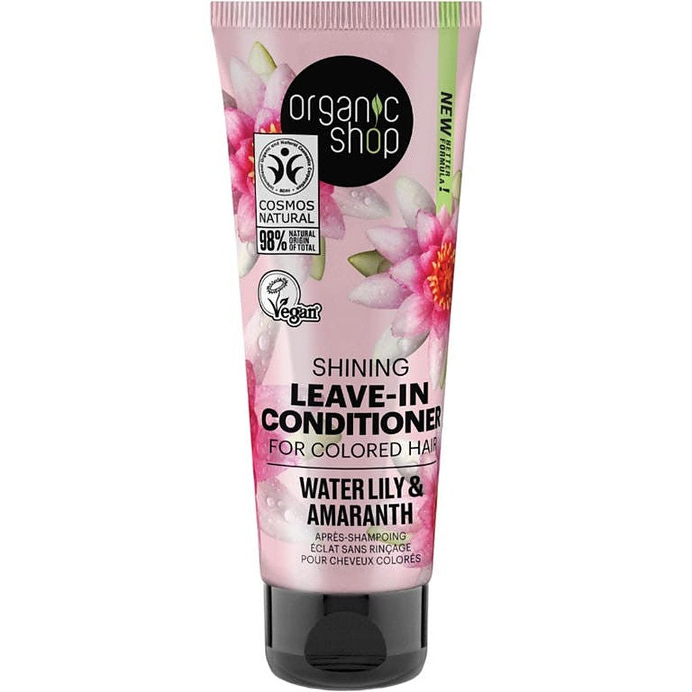 Natura Siberica Organic Shop Water Lily Leave-Ibn hoitoaine värjätyille hiuksille 75ml