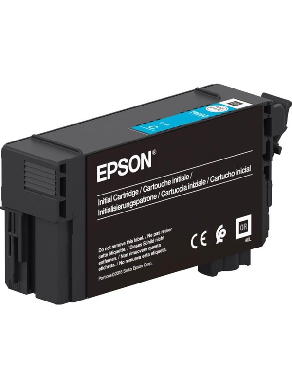 EPSON UltraChrome XD2 T40C240-mustekasetti, 26 ml, syaani